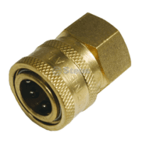 Quick Coupler Brass - 3/8 Socket - 3/8 Npt Female Thread