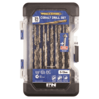Drill Set 2-13Mm Hss Cobolt M35 25Pc P&N