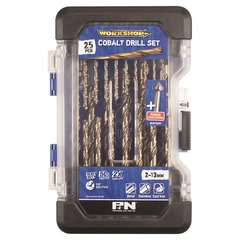 Drill Set 2-13Mm Hss Cobolt M35 25Pc P&N
