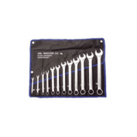 12 Pc Spanner Set, Combination, 1/4" - 15/16