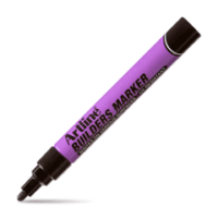 Artline Builders Permanent Marker Black 12/Ctn