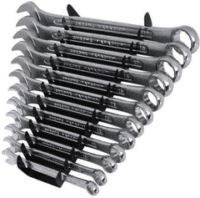 Spanner Set, Combination, 1" - 1-1/2" 8 Pc