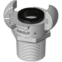 Minsup 12Mm Hosetail Coupling