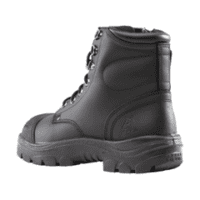 Boots Argyle Scuff Zip Size 8 Black