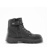 Boots Argyle Scuff Zip Size 9 Black