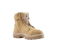 Boots Argyle Scuff Zip Size 10.5 -Wheat