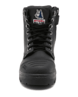 Boots Argyle Scuff Zip Size 6 Black