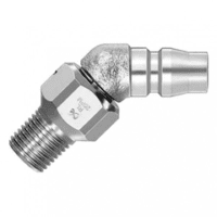 Plug Male Swivel 1/4 Bsp S/Steel Rl-20Pm - Nitto