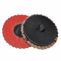 MINI ABRASIVE FLAP DISC ROLOC -50MM X 40GRIT-CER-KLINGSPOR