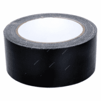 48MM X 25M BLACK CLOTH TAPE