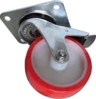 125Mm Blue Nylon Castor With Pp Core - Swivel