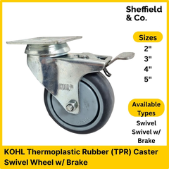 Tpr Castor With Pp Core(Swivel)-50Mm