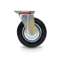 Castor Wheel Rubber 200Mmswivel