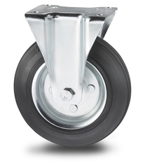 Castor Wheel Rubber 200Mmfixed