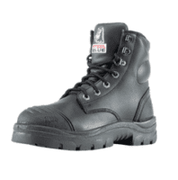 Boots Argyle Zip Ladies  Blk 10 Scuff Cap