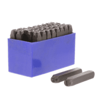 Toolex Letter & No. Punch Set 8Mm 36Pce