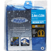 Polytuf Tarpaulin Super Blue 2.4 X 3.0M