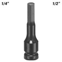 1/2" Drive 1/4" Impact Socket