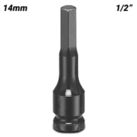 1/2Dr 14Mm Socket, In-Hex