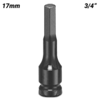 3/4''Drive 17Mm Impact Socket Inhex