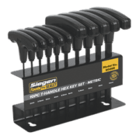 10Pc T-Handle Hex Key Set