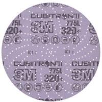 CUBITRON II HOOKIT 775L CLEANM SANDING DISC 150MM X 320GRIT