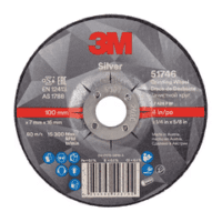 3M Silver C/O Wheel 100X1.0X15.88Mm