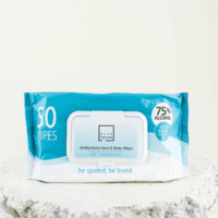 Blue Jacar Antibacterial Hand & Body Wipes Pkt 50