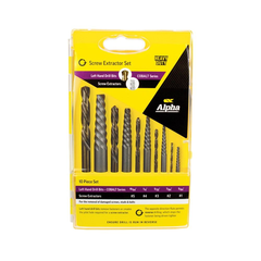 Screw Extractor/ Drill Guide - 10Pce Set