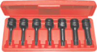 7Pc. 1/2"Drive Torx-R Impact Skt Set T30-T70