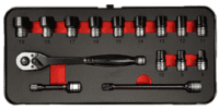15Pc 3/8Dr Thin Wall Socket Set Impact