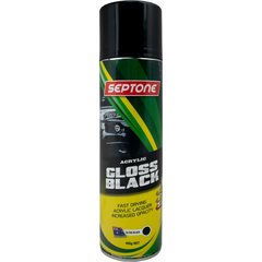 Septone Acrylic Gloss Black 400G Aerosol