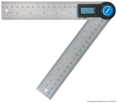 Digital Protractor 200Mm 0-360Deg