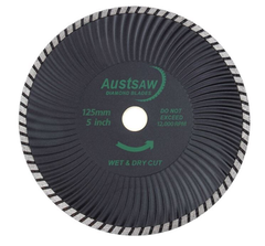 Austsaw - 125Mm (5In) Diamond Blade Continuous Rim - 22.2Mm