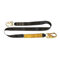 B-Safe Shock Absorbing Lanyard Rope With Snap Hooks 160Kgx2M