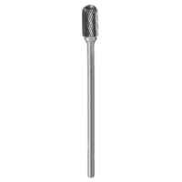 1/2In Carbide Burr Cylind Ball/Radius Nose 150Mm-1/4 Shk