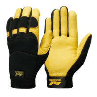 Golden Eagle Deerskin Riggers Contego Gloves - Large