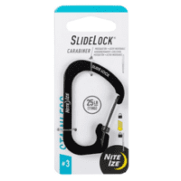 Slide Lock Carabiner #3 Black