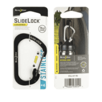 Carabiner Slide Lock Steel #4 Black