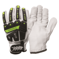 BOOMERANG CUT 5/E RIGGERS GLOVES LRG WITH WRIST TAPE