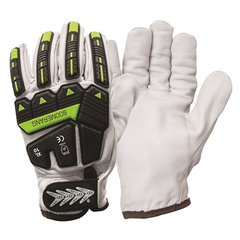 BOOMERANG CUT 5/E RIGGERS GLOVES LRG WITH WRIST TAPE