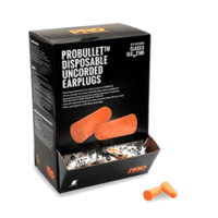 Probullet Disposable Uncorded Earplugs (200 Pairs Per Box) C