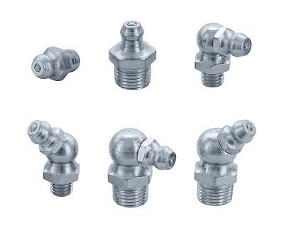 M6Tom8,1/4Unf,1/4Bsf,1/8Npt,1/8Bspt Grease Nipples 114Pc
