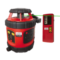 Redback Lasers Rotating Laser Level Kit W/- Tripod & Staff