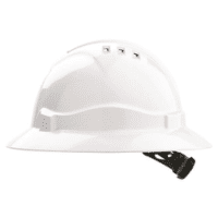 Hard Hat Unvented Full Brim - White