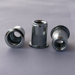 Nutsert Steel Knerled Body Wide Flange M6