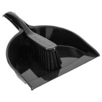 Dustpan And Brush Set 20Mm -Economy - Black