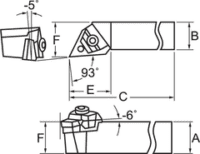 Right Hand Turning Tool 25Mm