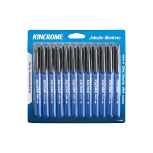 Perm Marker Fine Pt 12Pk - Blk