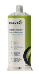 Chemicar Plastic Repair 'Medium' (1.5 Min) Black 50Ml